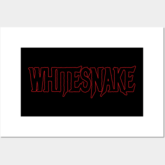 whitesnake Wall Art by ALSPREYID